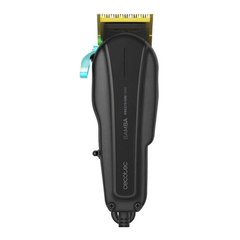cecotec Bamba PrecisionCare ProClipper Titanium instruction manual