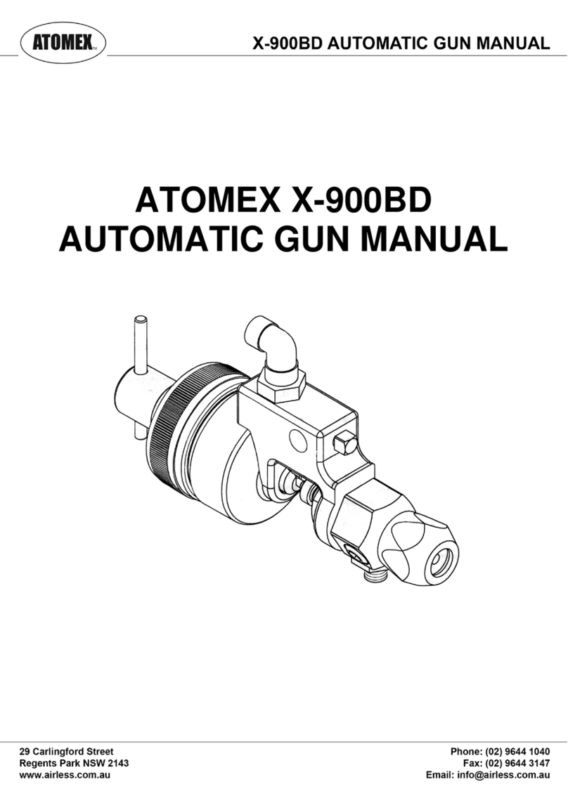Atomex X-900BD User manual