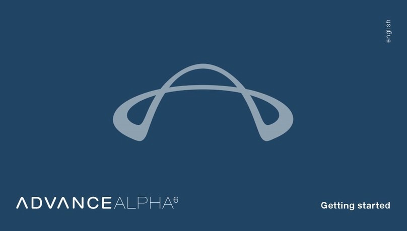Advance acoustic ALPHA 6 Getting started