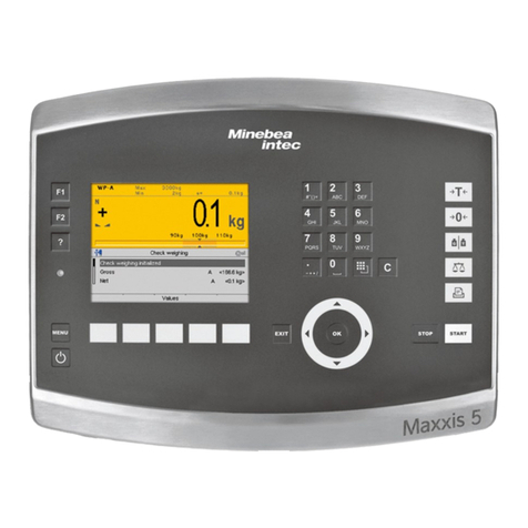Minebea Intec PR5900 User manual