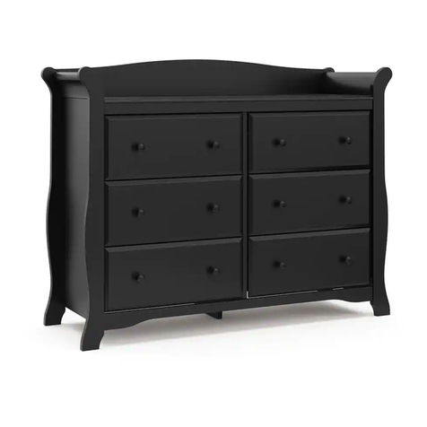 Storkcraft Avalon 6 Drawer Dresser 03556-20 AY Series User manual
