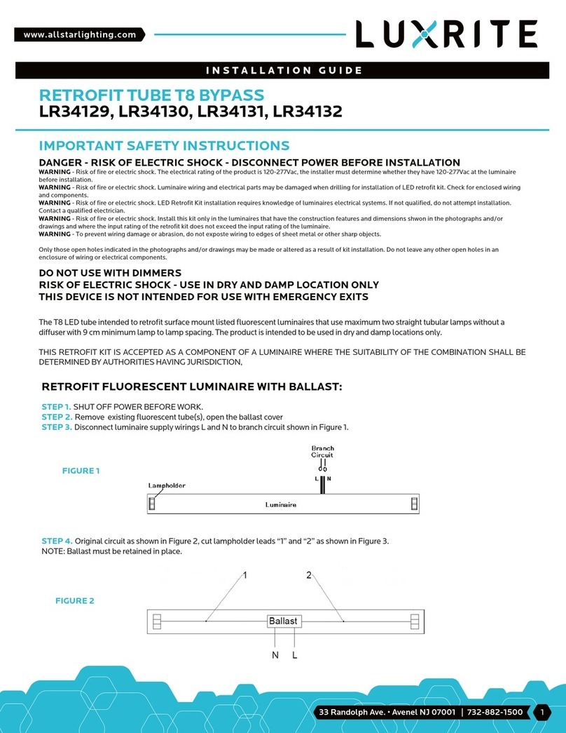 Luxrite LR34129 User manual
