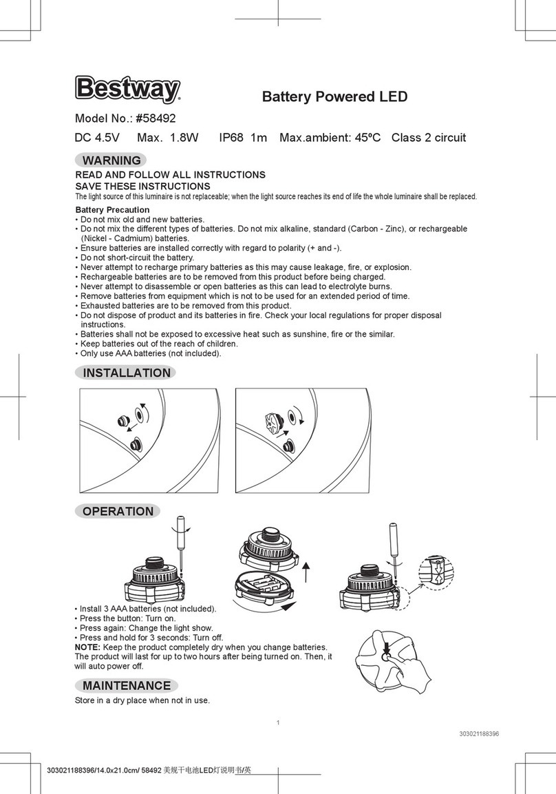 Bestway 58492 instructions