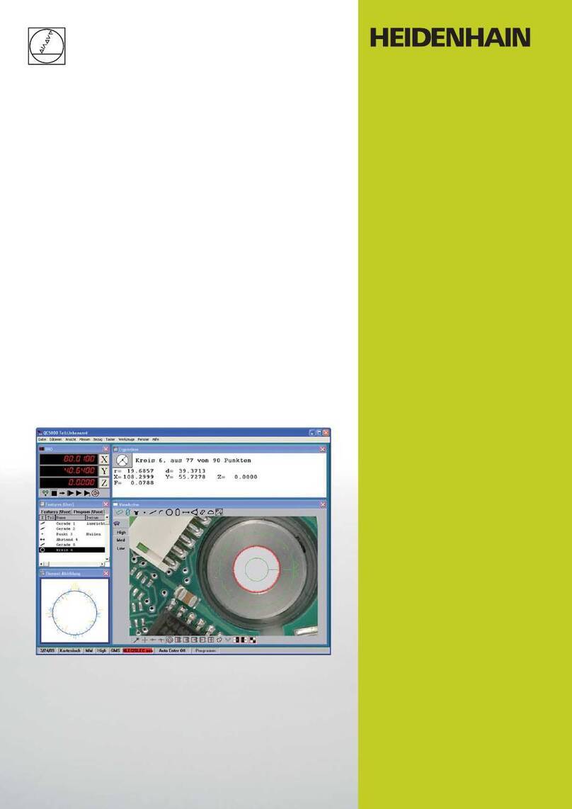 HEIDENHAIN IK 5000 QUADRA-CHEK Quick reference guide