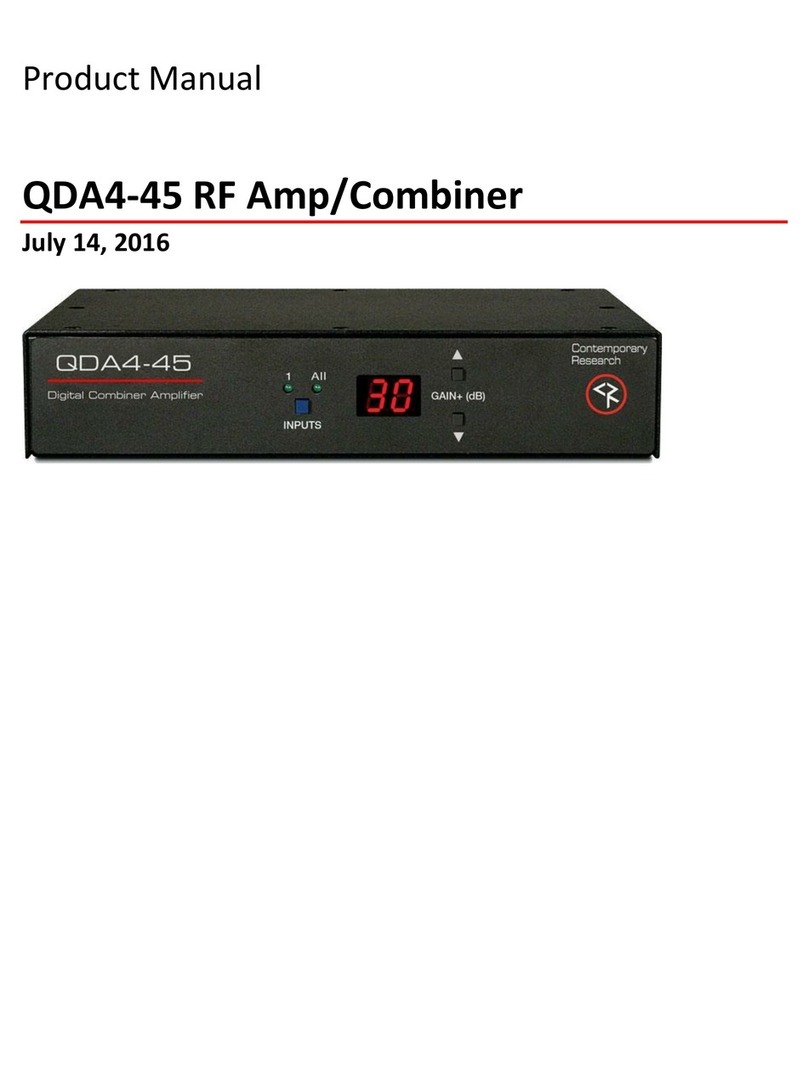 Contemporary Research QCA9-33 product manual