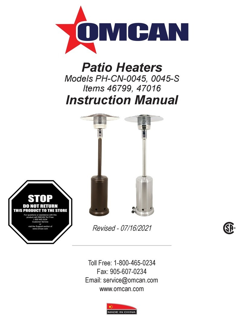 Omcan PH-CN-0045 instruction manual