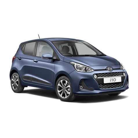Hyundai i10 2019 Instruction card