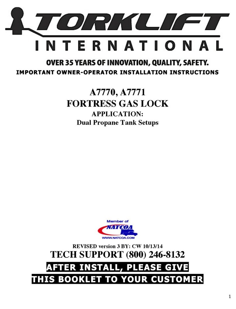 Torklift A7770 Important owner-operator installation instructions