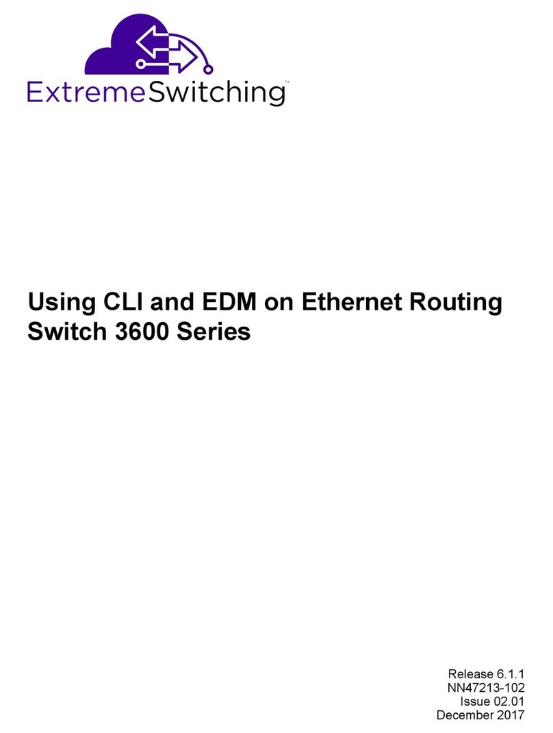 ExtremeSwitching 3600 Series Guide