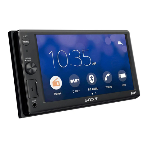 Sony XAV-AX1005DB User manual