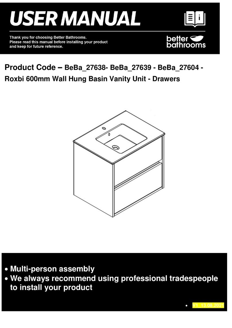 Better Bathrooms BeBa 27638 user manual