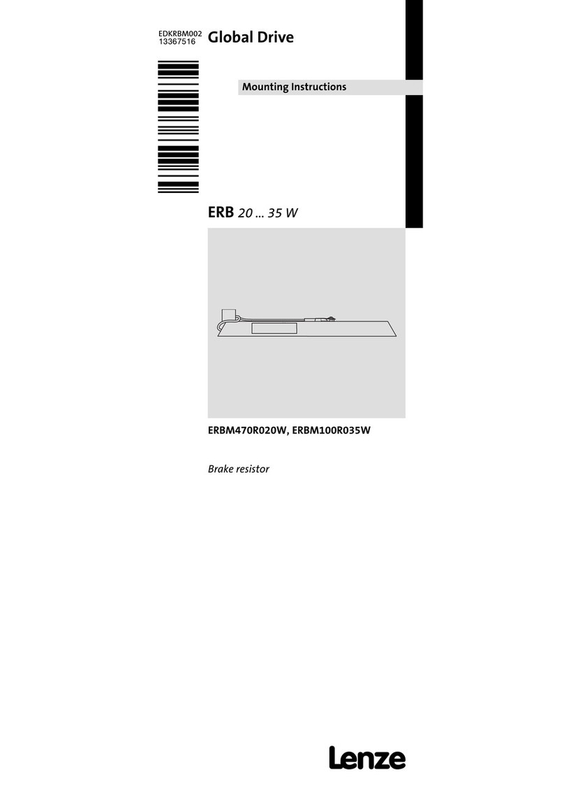 Lenze Global Drive ERB Series Mounting instructions