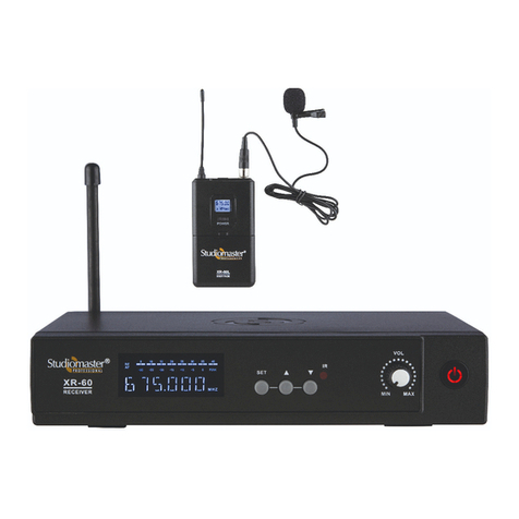 Studiomaster Professional XR-60 User manual