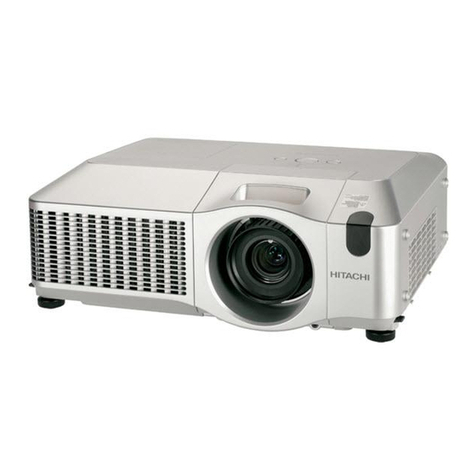 Hitachi CP-X807W User manual