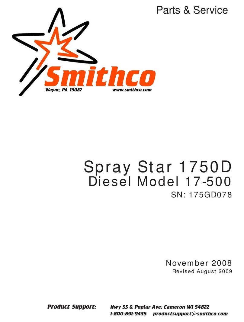 Smithco Spray Star 1750D Quick start guide
