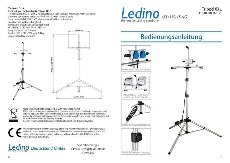 Ledino Tripod XXL instruction manual