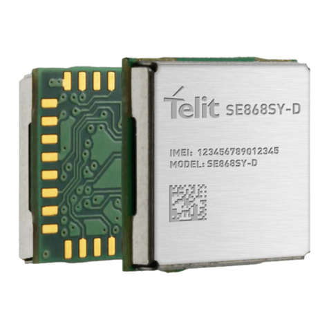 Telit Wireless Solutions SE868SY-D User manual Telit Wireless Solutions SE868SY-D User manual