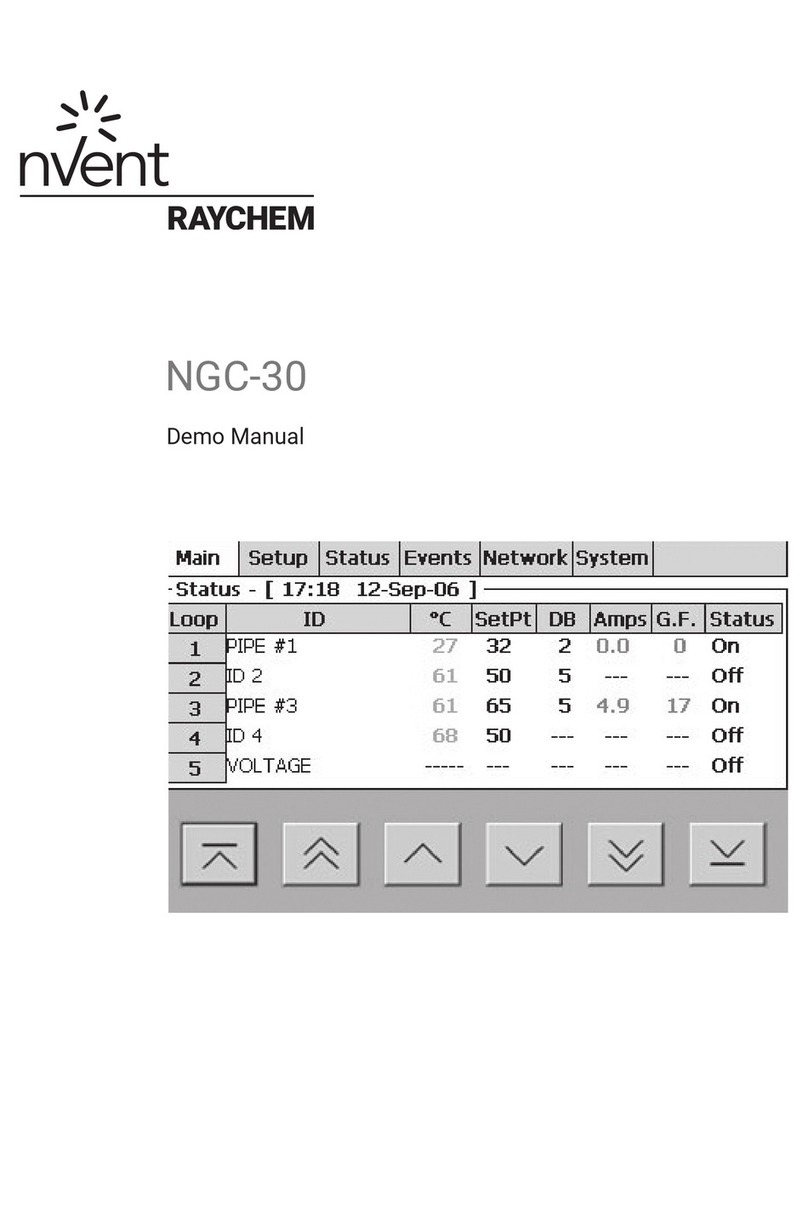 nVent RAYCHEM NGC-30 Demo Manual