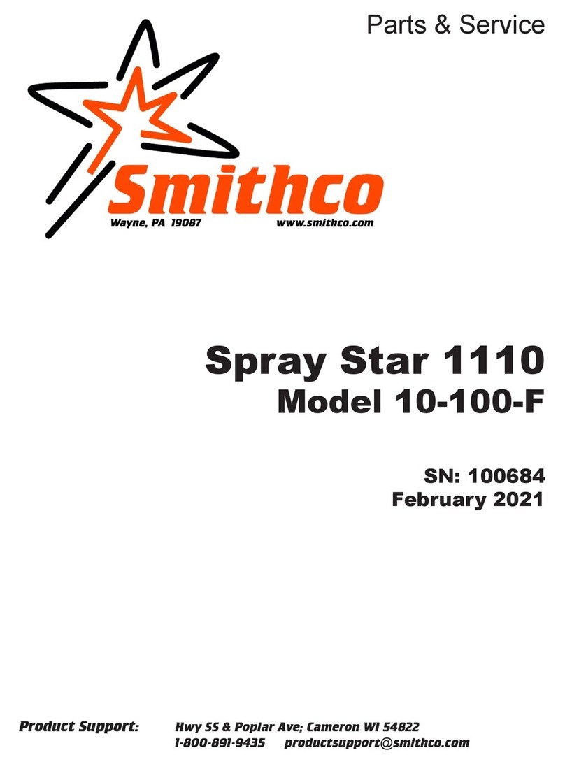 Smithco Spray Star 1110 Quick start guide