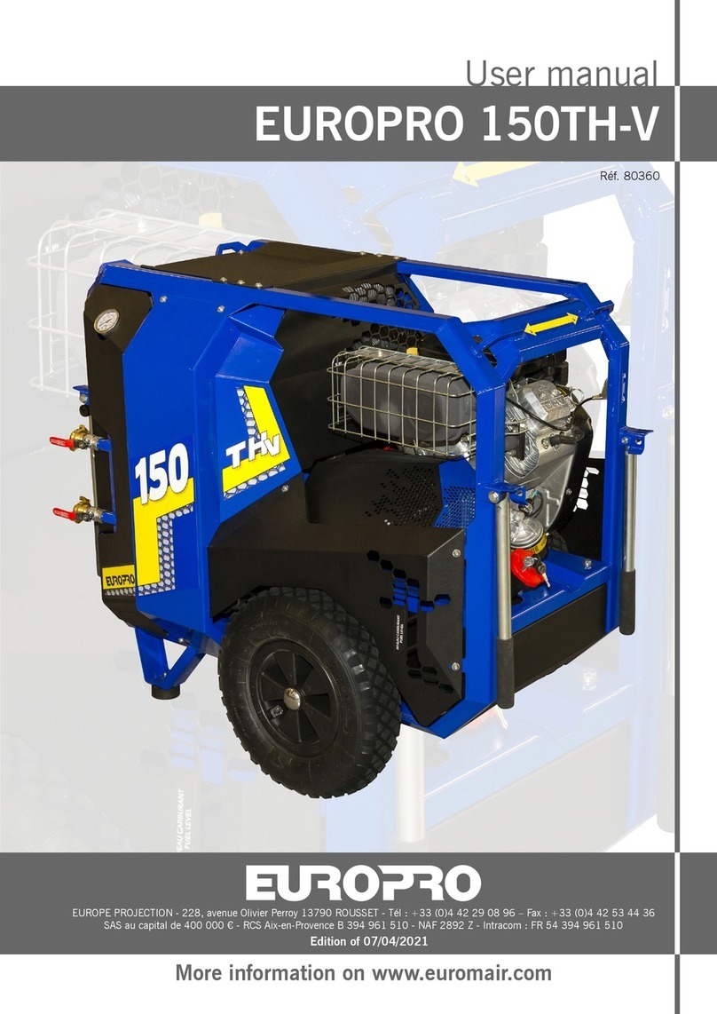 EUROPRO 150TH-V user manual