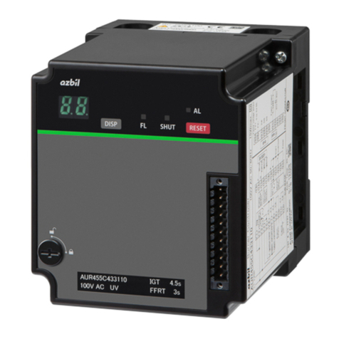 Azbil AUR455 User manual