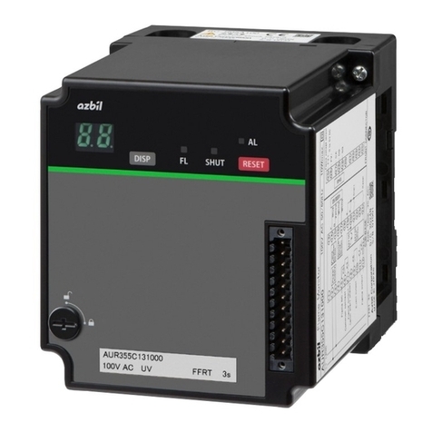 Azbil AUR355 User's Manual for Communication Functions