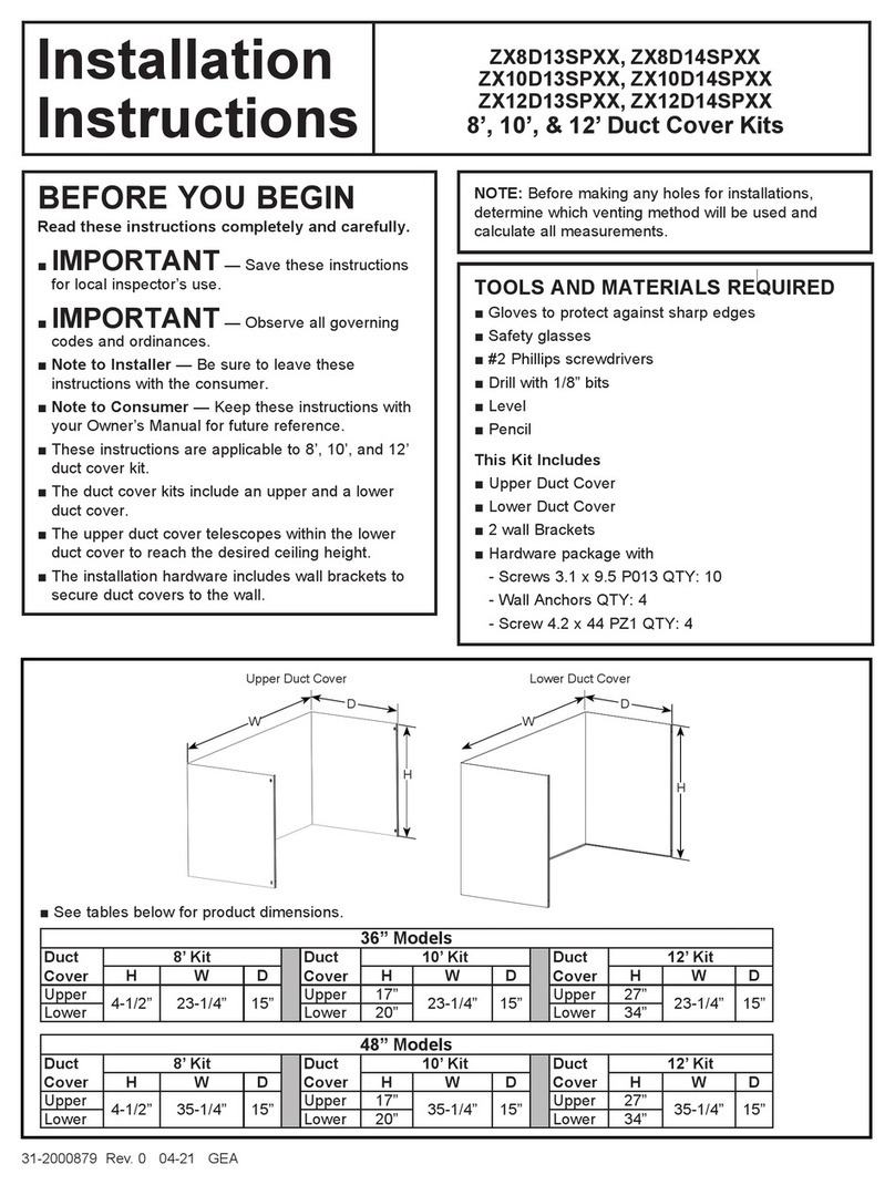 Monogram ZX8D13SPXX User manual
