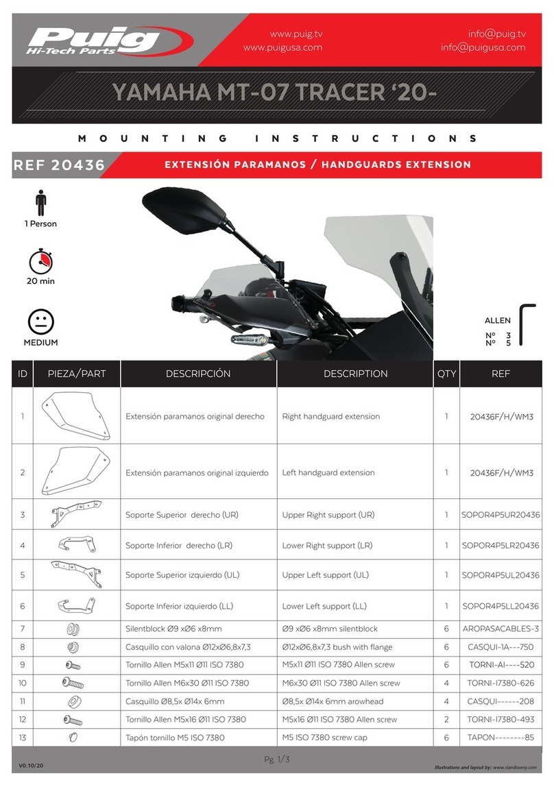 PUIG 20436 Mounting instructions