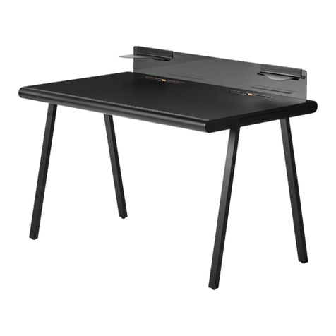 fully NIK desk Assembly instructions