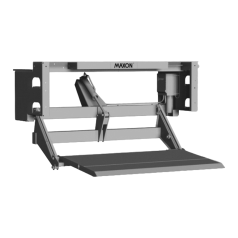 Maxon TUK-A-WAY LIFTGATE Series User manual Maxon TUK-A-WAY LIFTGATE Series User manual