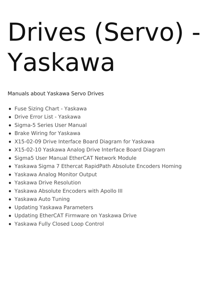YASKAWA SGDV-R70F manual