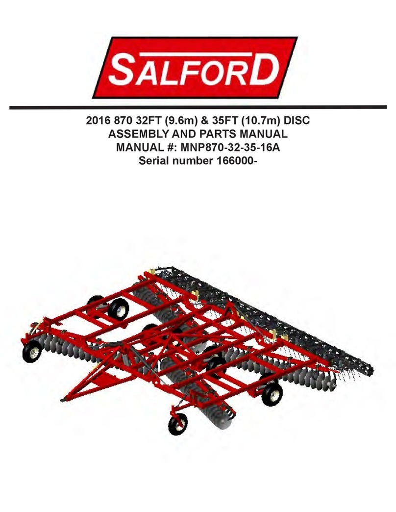 Salford I-1100 Assembly and Parts Manual