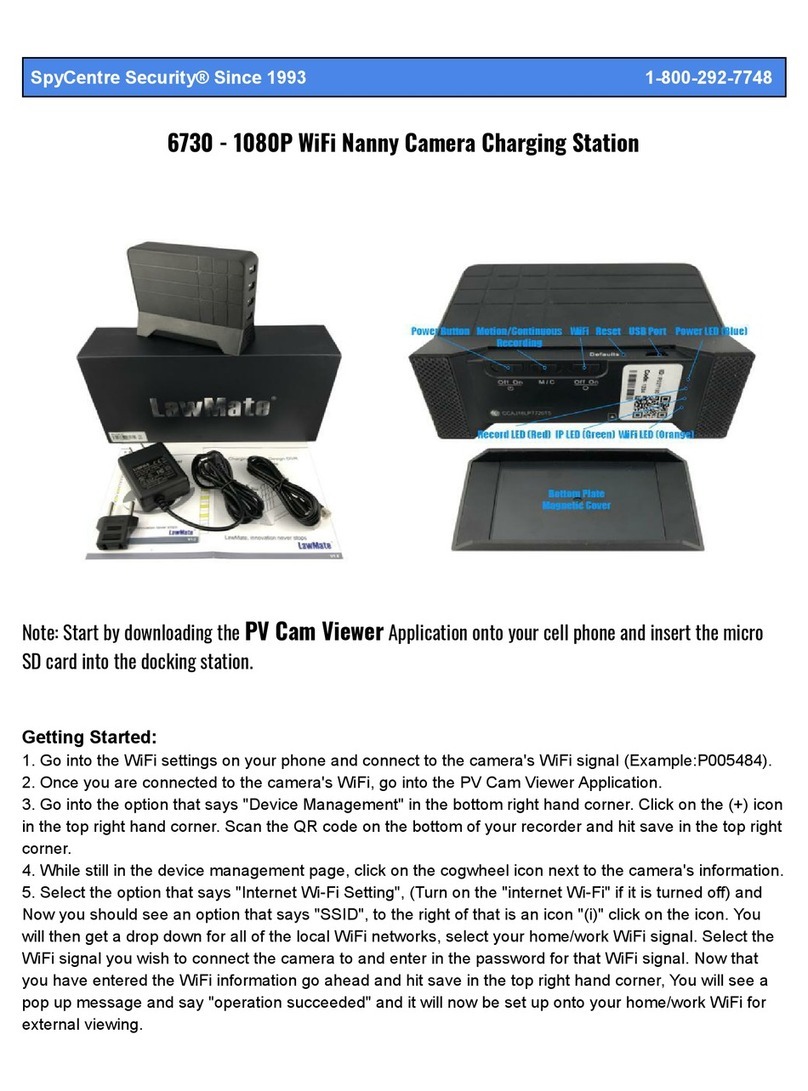 Spycentre Security 6730 quick start guide