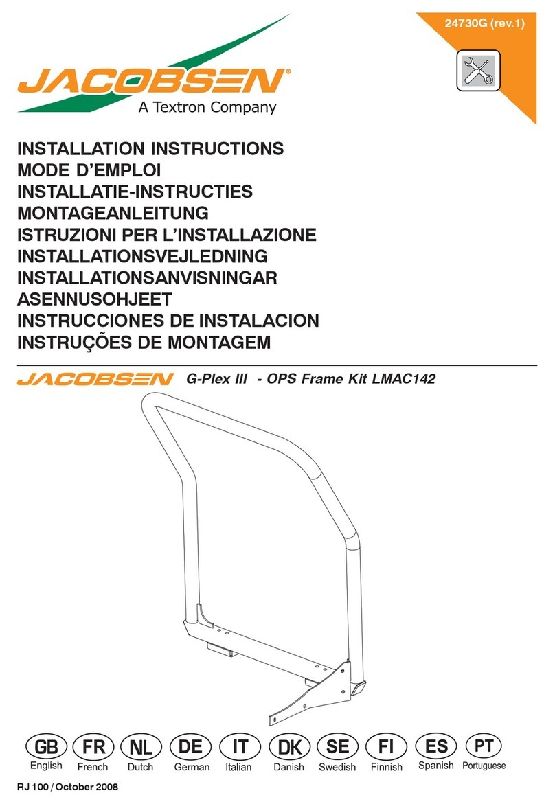 Jacobsen G-plex 3 User manual