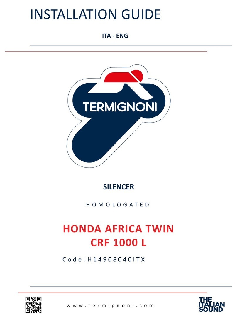 Termignoni H14908040ITX User manual