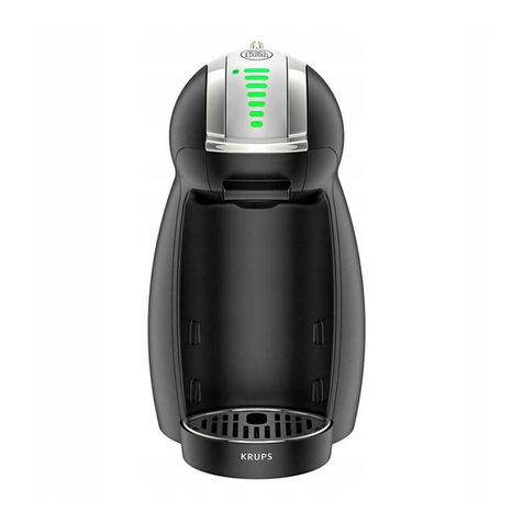 Nescafe Dolce Gusto BEVERAGE CENTER GENIO 2 Service manual