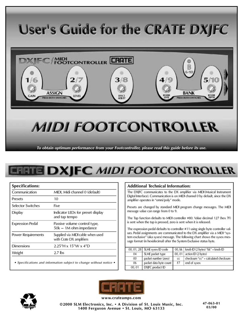 Crate DXJFC user guide
