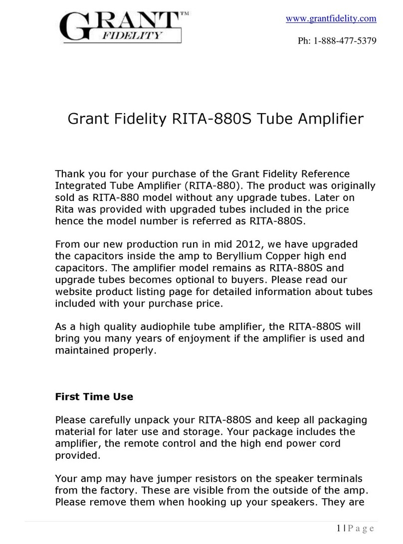 Grant Fidelity RITA-880S manual