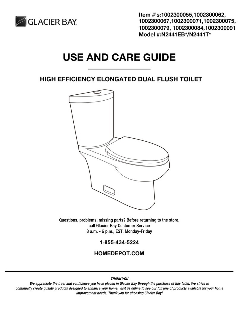 Glacier bay N2441EB Series Use and care guide