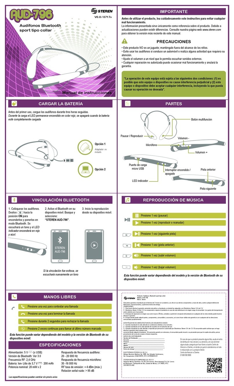 Steren AUD-796 user manual