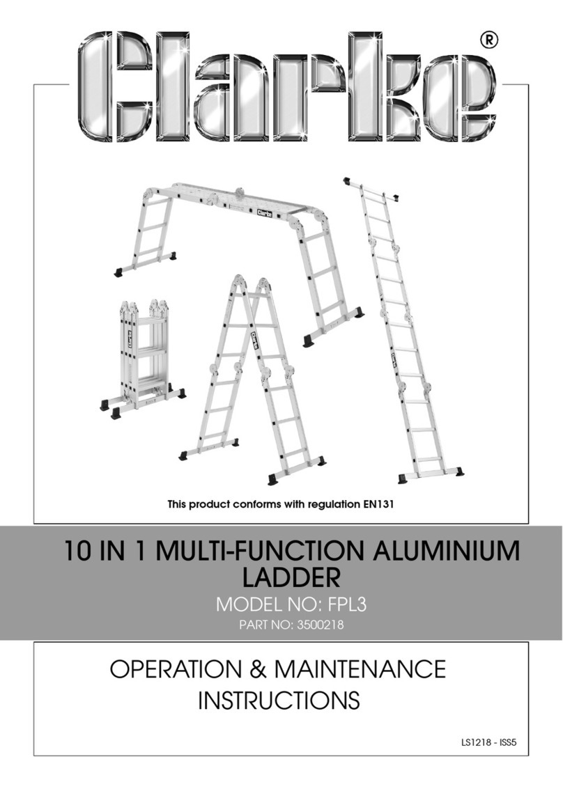 Clarke FPL3 Operation & maintenance instructions