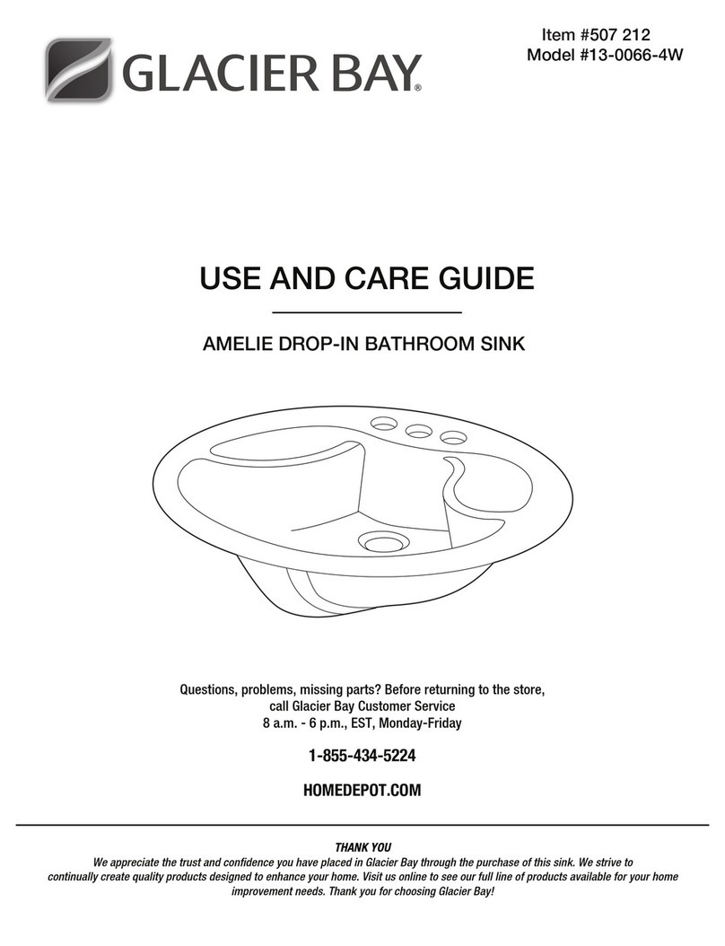 Glacier bay 13-0066-4W User manual Glacier bay 13-0066-4W User manual