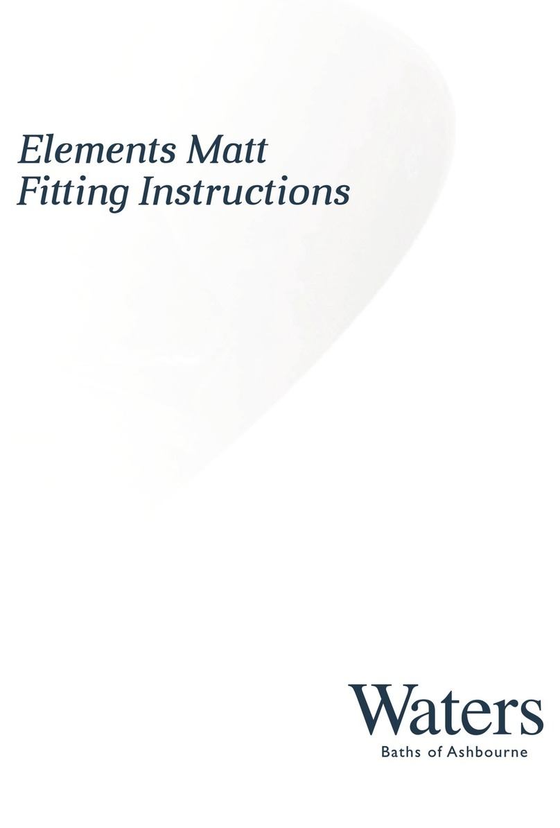 Waters Elements Matt Fitting instructions Waters Elements Matt Fitting instructions