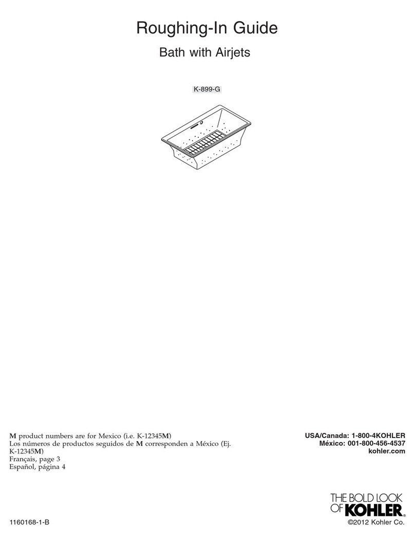 Kohler K-899-G Quick start guide