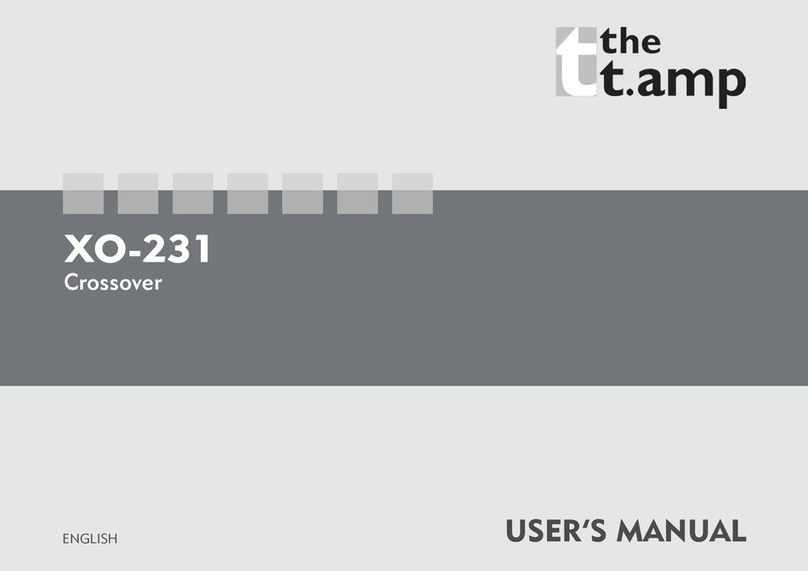 the t.amp XO-231 user manual