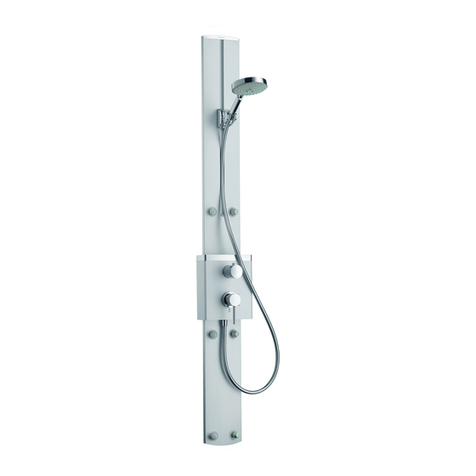 Hans Grohe Raindance Duschpaneel 27005000 User manual