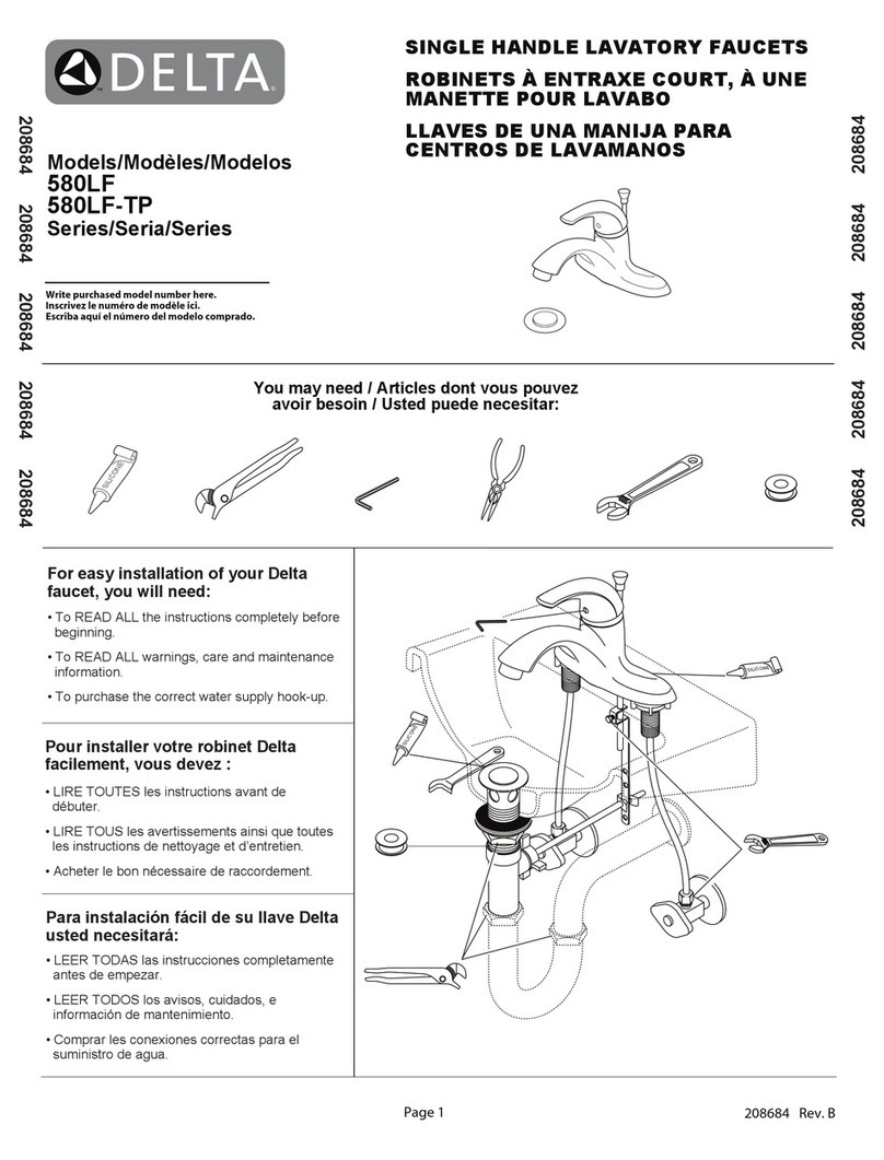 Delta 580LF Series User manual