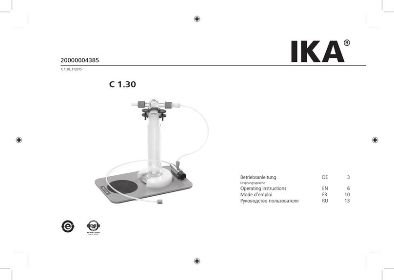 IKA C 1.30 User manual IKA C 1.30 User manual