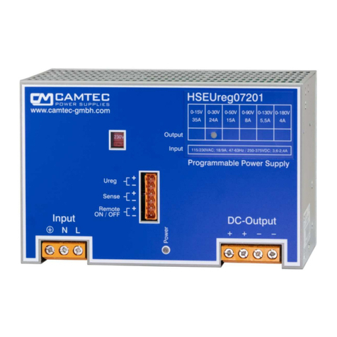 Camtec HSEUREG07201.015 User manual