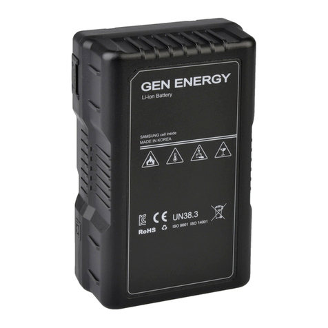 GEN ENERGY G-B100 quick start guide